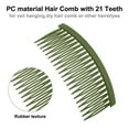 thumbnail image 3 of 5 Pieces Hair Combs for Women Accessories Bridal Hair Comb 21 Teeth Wedding Veil Comb Decorative for Women Girls Fine Hair, 3 of 5