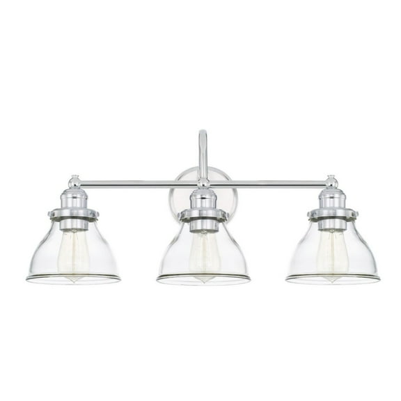 Capital Lighting - Baxter - 3 Light Industrial Bath Vanity Approved for Damp