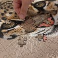 thumbnail image 4 of Ambesonne Animal Jigsaw Puzzle Durable Cardboard, Leopard Wild, 1000 pcs, Umber Brown Cocoa, 4 of 5