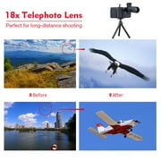 APEXEL 18X Telescope Zoom Lens Telephoto Universal With Clip For All Smartphone