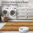 thumbnail image 5 of ODIKA 4'x6' Machine Washable Non-Slip Area Rug, Rustic Farmhouse Barn Wood Plank Style Floor Brown High Traffic Rug, Brown, 613916, 5 of 7