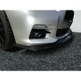 thumbnail image 4 of Ikon Motorsports Compatible with 14-17 Infiniti Q50 IKON V6 Style Front Bumper Lip Bodykit - PU, 4 of 8