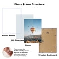 10x13 Picture Frame Black for Wall Hanging, Wall Mounting Horizontally ...