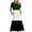 Green, variant on Fankiway Women'S Fashionable Short Sleeve Pocket Round Neck Printing Loose Long Dress Plus Size Dresses for Curvy Women Spring Dresses for Women 6094