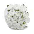 thumbnail image 1 of Ramo de flores artificiales Advancent 18 cabezas Rosa decoración del hogar Blanco, 1 of 6
