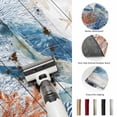 thumbnail image 5 of Round Area Rugs 5Ft, Sea Turtle Coastal Non-Slip Washable Circle Rugs Carpet, Blue Red Summer Beach Coral Nautical Wood Indoor Outdoor Rug Floor Mats Throw Runner for Bedroom Living Room Bathroom, 5 of 8