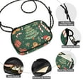 thumbnail image 3 of FORMRS Mini Crossbody Bag for Women Adjustable Rope Shoulder Casual Phone Purse, Brown Christmas Gingerbread, 3 of 7