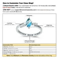thumbnail image 2 of USA Mementos Custom Women's Class Ring Sterling Silver for High School & College Graduates-Moonlight, 2 of 5