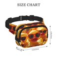 thumbnail image 4 of Fotbe Sunglasses Yellow Duck Cangurera Cuadrada con Estampado de Doble Capa, Bolsa de Cintura Ajustable Mini para Hombres y Mujeres, 4 of 9