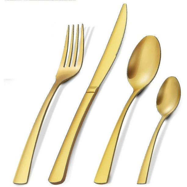 Cutlery Set, 16piece Stainless Steel Flatware Set, Service For 4