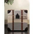 thumbnail image 3 of Nauticalmart Table Basse Coffre en Aluminium Table de Chevet Table d'Appoint Aviateur Bout de Canapé Style Avion Avion Salon Mobilier de Bureau à Domicile, 3 of 5