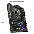 thumbnail image 3 of MSI Motherboard Socket LGA1200 USB-C Gen2 LED Lighting MPG Z490 GAMING PLUS, 3 of 5