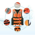thumbnail image 4 of Dopebox Clearance Adults Life Jacket Aid Vest Kayak Ski Buoyancy Fishing Watersport Sports Protection, Adult Life Jackets, Water Sports Life Jackets & Vests (Orange,XXXL), 4 of 10
