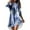 Dark Blue, variant on gakvbuo Button Down Shirts Maxi Dress For Women Casual Turn-Down Collar Long Sleeve Printed Smock Buttons With Pocket Shirt Dresses Fall Dresses For Women 2023