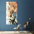thumbnail image 4 of "Pastel Fleur I" Frameless Free Floating Reverse Printed Tempered Glass Wall Art, 4 of 5