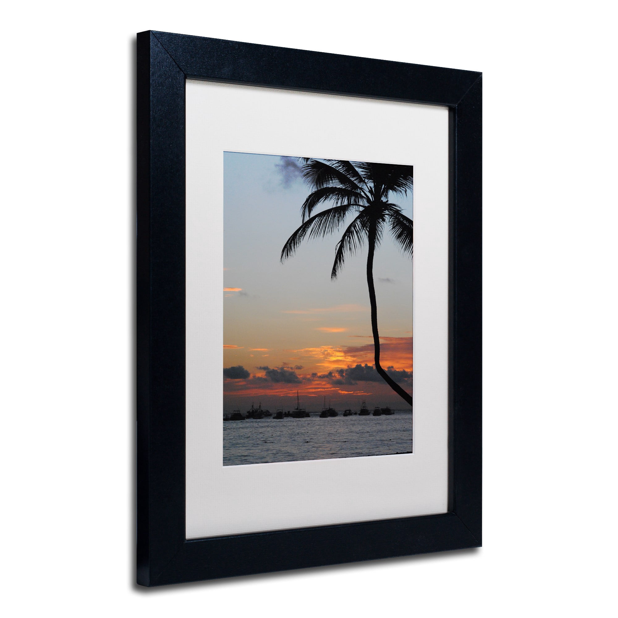 Trademark Fine Art "Sinfully Warm" Canvas Art by Monica Mize, White Matte, Black Frame
