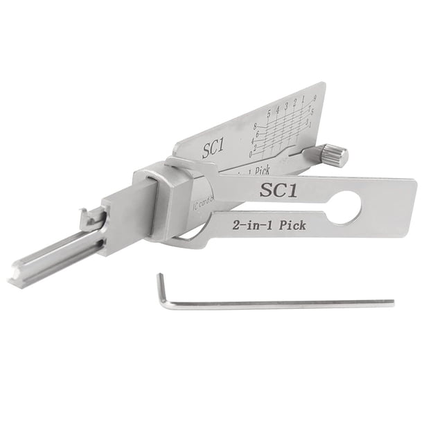 Herramienta Manual Gancho Y Recogida 2 en 1 Clave Acero Inoxidable Precisión (SC1)