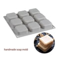 thumbnail image 3 of Toystoory Molde de silicona para pasteles, molde de 9 cavidades para pan, magdalenas, galletas, utensilios para hornear, moldes resistentes a altas Herramientas y accesorios para hornear Toystoory HA074945-01, 3 of 6