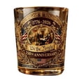 thumbnail image 2 of Outdor Patriotic 250th Anniversary Whiskey Glass Perfect For Independence Day, 2 of 6