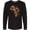 AB-Black, variant on Inktastic Black History Month Africa in Handmade Textile Fabric Long Sleeve T-Shirt