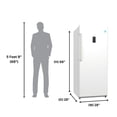 thumbnail image 3 of Conserv 14 cu.ft. Convertible Upright Freezer/Refrigerator Garage Ready in White, 3 of 22