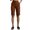 Z519 Brown, variant on Landzoo Women'S Shorts Solid Color Elastic Waist With Pockets Summer Loose Fit Women Shorts Size L Black