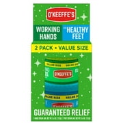 O'Keeffe's Value Pack Hand and Foot Cream Jars