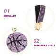 thumbnail image 3 of Raindrops Basketball Keychain for Kids, Sports Bag Charms, Kids Accessories, 3 of 8