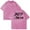 Pink, variant on Josiah Queen Jesus Is Coming Back Soon Merch T-Shirt Cotton Wash Tee Women Men Short Sleeve Casual Crewneck Tee