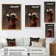 thumbnail image 4 of Designart "Portrait Of A Martial Arts Fighter" Martial Arts Floater Framed Canvas Art Print, 4 of 5