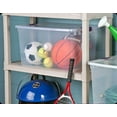 thumbnail image 5 of Sterilite ClearView 66 Quart Stacking Storage Tote w/ Latch Lid, 24 Pack, 5 of 5