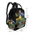 thumbnail image 2 of Disketp Colorful Viper Snake Mochila de Pañales de Gran Capacidad con Múltiples Bolsillos, Mochila de Viaje Multifuncional para Bebé, Unisex, Moderna y Resistente, 2 of 6