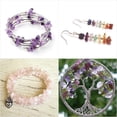 thumbnail image 2 of Qarigey Kit de cuentas de piedra irregulares de chips de cristal natural para hacer joyas DIY Ropa, zapatos y accesorios Miscelánea H2403, 2 of 6