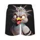 thumbnail image 1 of Pantalones de Natación de Verano de Ocio de la Playa de los Hombres con Cordón, Poliéster Transpirable Ligero para el Uso Informal, 1 of 5