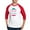 Red/White, variant on CafePress - Happy Easter Baseball Jersey - Cotton Baseball Jersey, 3/4 Raglan Sleeve Shirt