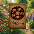 thumbnail image 2 of Christmas Garden Flag 12x18 Inch Double Sided Holiday Wreath Welcome Yard Banner Outdoor Winter Decoration for Porch Lawn Mailbox, 2 of 6