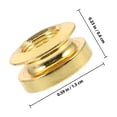 thumbnail image 2 of FUTUREORYY Botón Para Correa De Guitarra Acústica Con Tapa De Cobre Dorado Resistente Y Duradera, 2 of 8