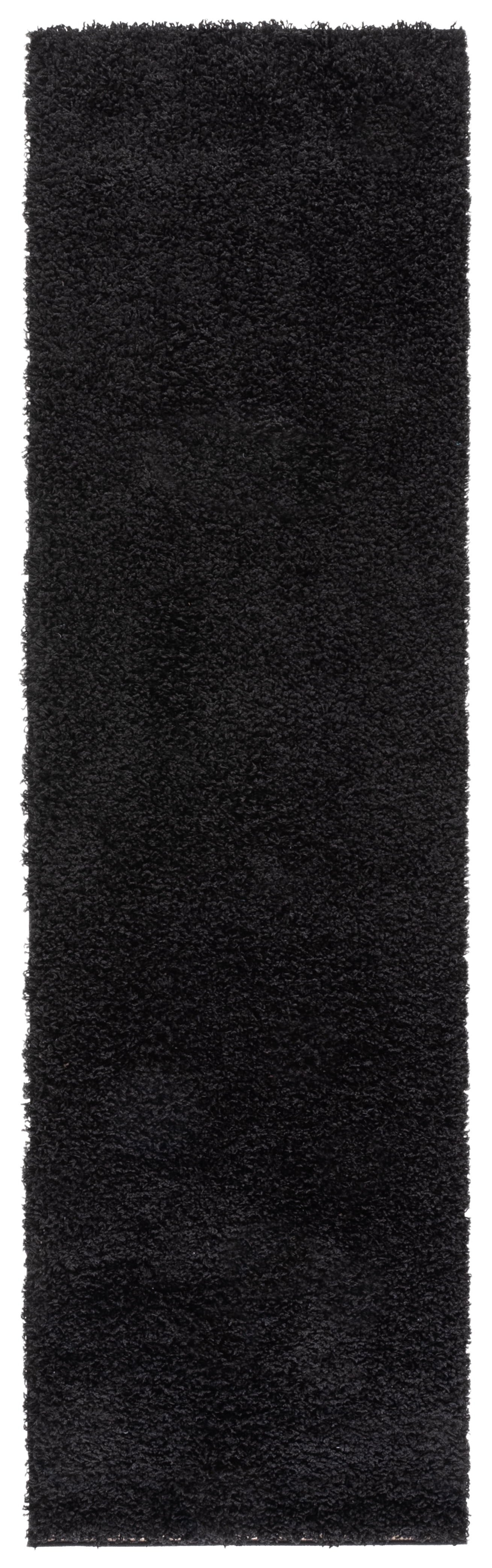 Safavieh Athens Talia Solid Shag Runner Rug, Black, 2'3" x 8'