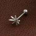 thumbnail image 4 of Anillo de Nariz Yuyangstore Acero Inoxidable Maple Leaf Labret, 4 of 8