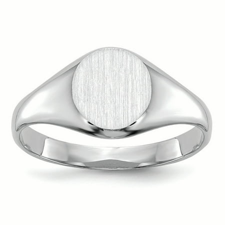 Baby and Children 14K Gold Signet Ring (white-gold)
