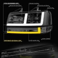 thumbnail image 3 of Nuvision for 03-24 Express Savana 1500-3500 Switchback F-LED DRL Headlight Lamps Smoked, 3 of 9