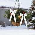 thumbnail image 4 of Clearance Under $1 Satin Bow Ornament, Pre Tied Decorative Bow for Tree and Wreath, 4 of 4