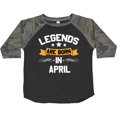 thumbnail image 3 of Inktastic Legends Are Born in April Boys or Girls Toddler T-Shirt, 3 of 5