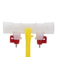 thumbnail image 4 of Double Chicken Nipple Waterer Drinker Automatic Hanging Drinking Cups for Poultry, 4 of 7
