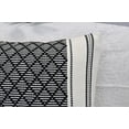 thumbnail image 2 of Cotton Woven Designer Lumbar Throw Pillow Covers Black and White, 12 x 20 inches | Oblong Small Rectangular Pillow Cases Set of 2, 2 of 8