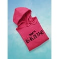 thumbnail image 3 of Japanese Dragon Brave Text Hoodie Women -Image by Shutterstock, Female Medium, 3 of 4