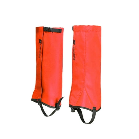OWSOO Outdoor Gaiters Sleeve Leg Protector Climbing Calf Sleeve Snowfield Desert Walking Cycling Waterproof Gaiters Sleeve