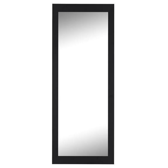 Hitchcock Butterfield 630901NBFL Hitchcock Butterfield 24' x 60' Rectangle Pageant Full Length Floor Mirror Modern Matte Black Bathroom Mirror, Vanity Mirror, Wall Mirror, Accent Mirror, Decorative Mi