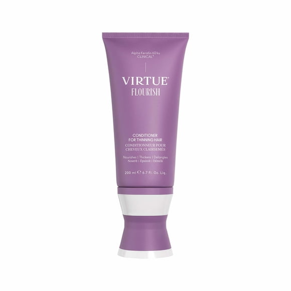 Acondicionador Virtue Flourish para cabello fino | Nutre, espesa, desenreda el cabello debilitado.