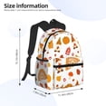 thumbnail image 2 of Easygdp Fall Gnomes Harvest Mochila Casual para Portátil, Mochila para Escuela, Viajes, Negocios, 2 of 6